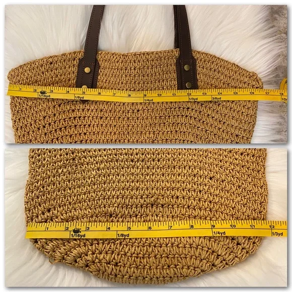 👜 J.Crew Straw Market Tote Bag – SOLD OUT Online! - Picture 5 of 6